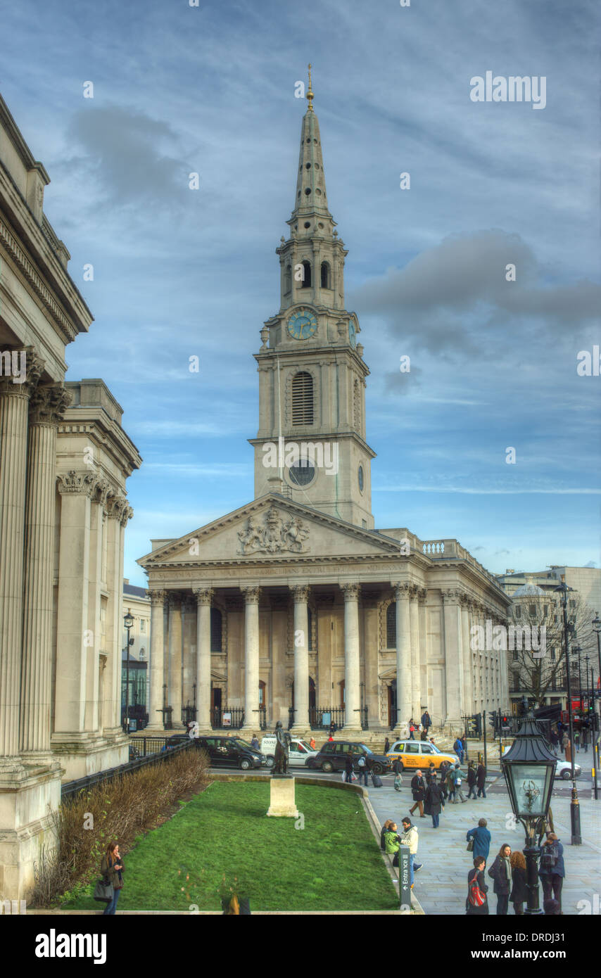 St. Martin in den Bereichen Kirche London Stockfoto