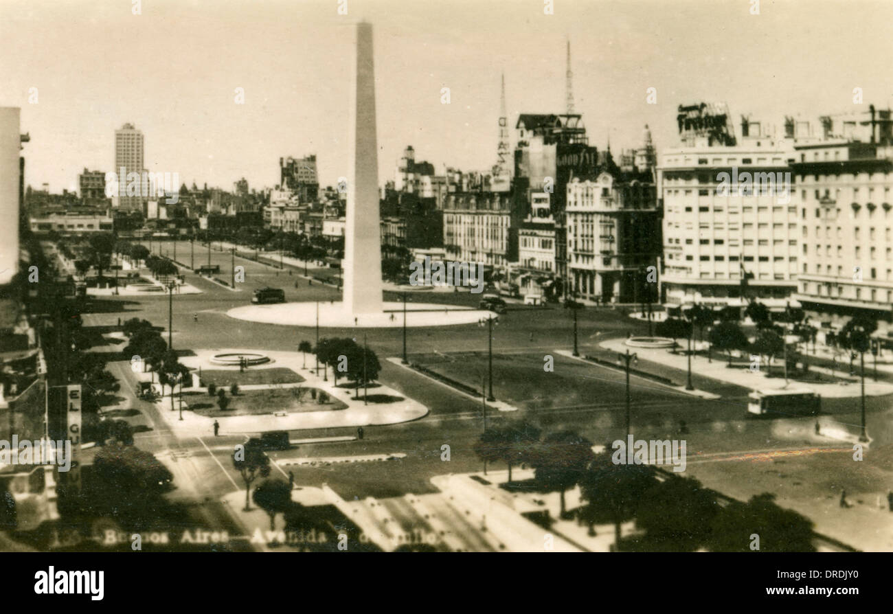 Argentinien - Buenos Aires - Avenida 9 de Julio Stockfoto