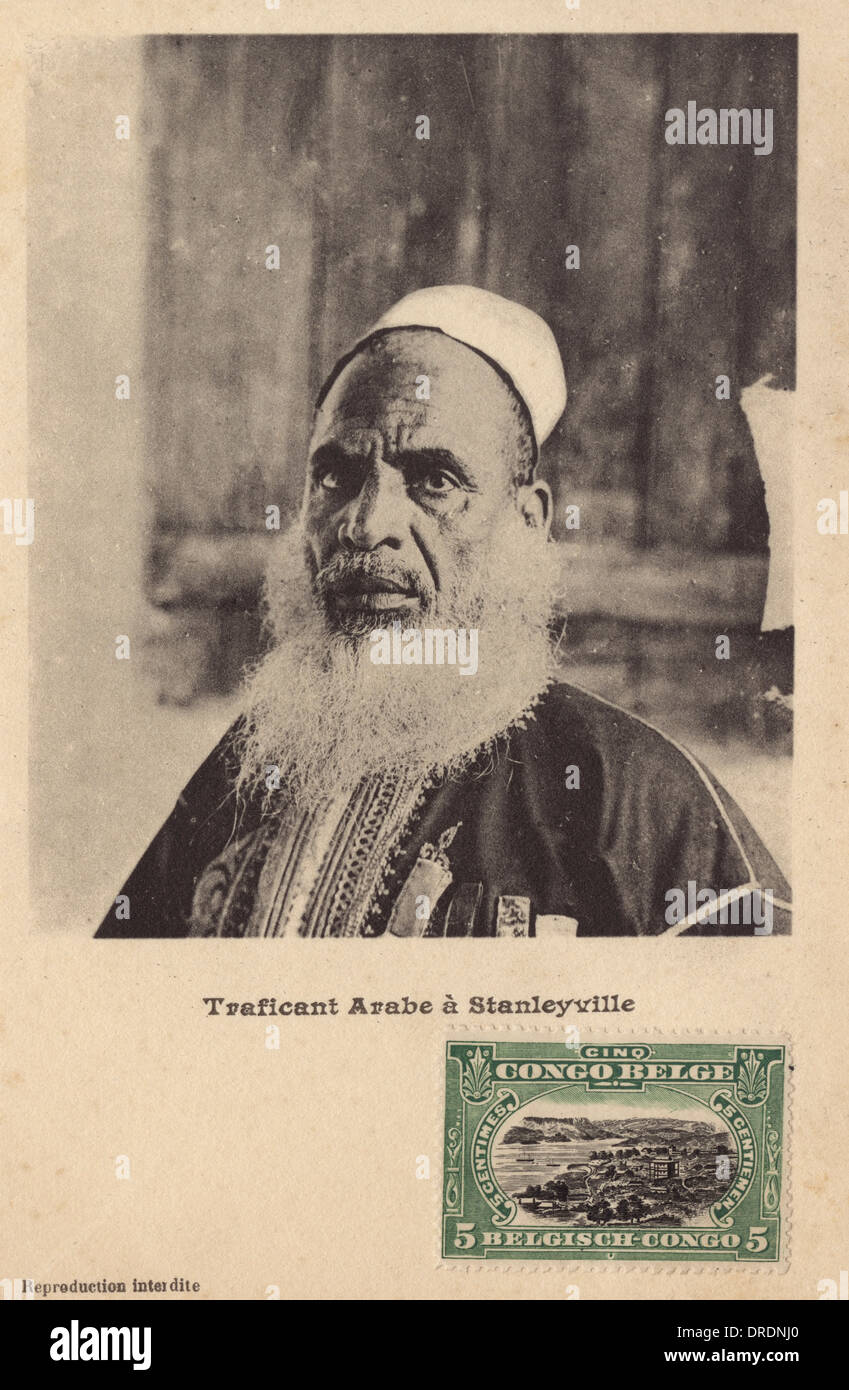 Arabische Händler - Kongo, Afrika Stockfoto