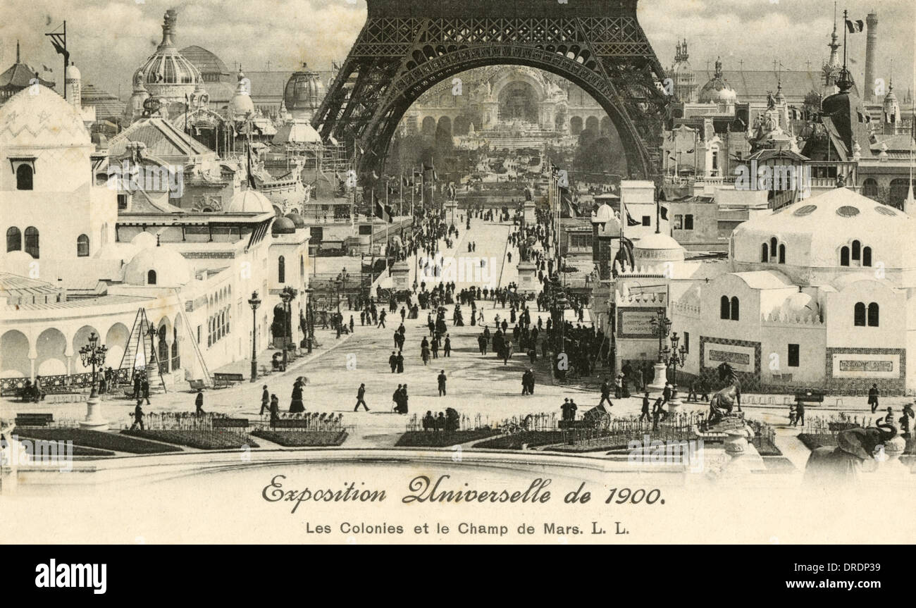 Französische Ausstellung von 1900 Stockfoto