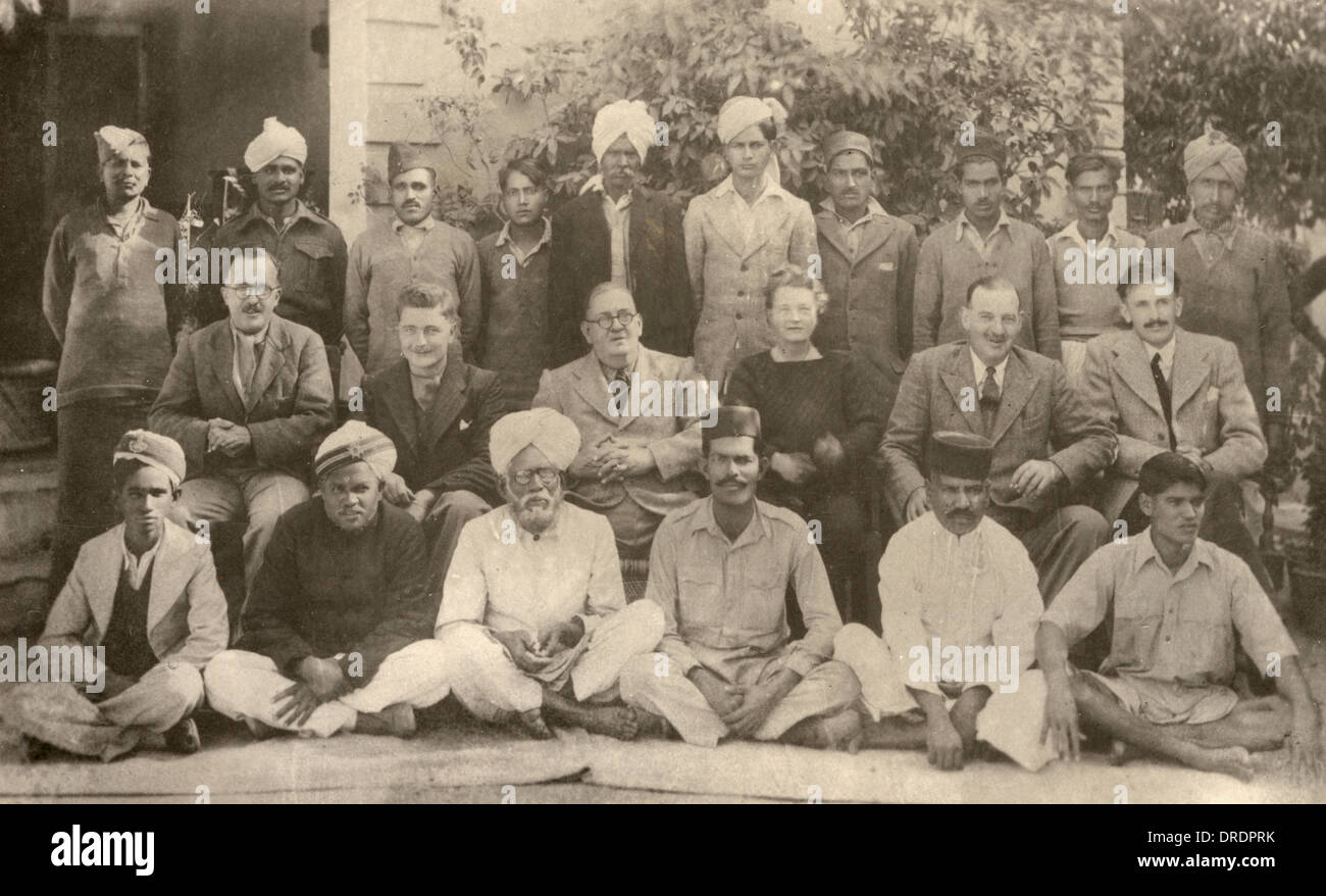 Indien - Foreign Office und Mitarbeiter Stockfoto