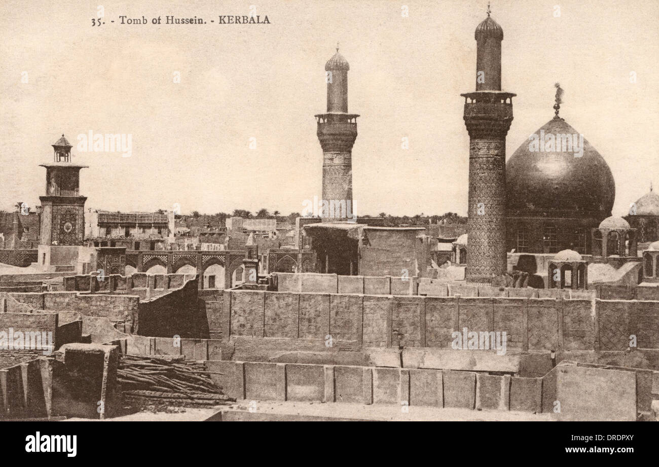 Schrein von Husayn ibn ' Ali - Karbala Stockfoto