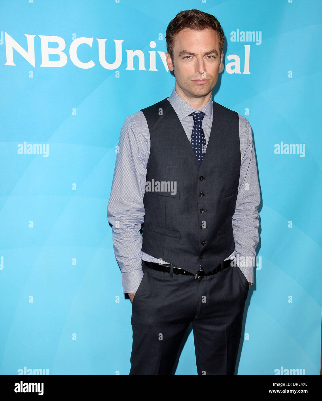 Justin Kirk NBC Universal Pressetour im Beverly Hilton Hotel Beverly Hills, Kalifornien - 24.07.12 Stockfoto