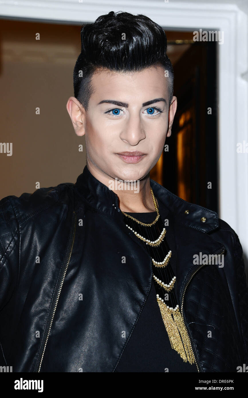 London UK, 23. Januar 2014, Junaid Ahmed zu besuchen, als nicht-chirurgische kosmetische Behandlung Klinik feiert seinen Start mit speziellen VIP Vorschau Abend im Regency Ästhetik - Launch-Party in London. Foto: siehe Li Stockfoto