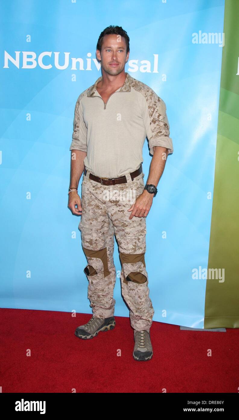 Brent Gleeson NBC Universal Pressetour im Beverly Hilton Hotel Beverly Hills, Kalifornien - 24.07.12 Stockfoto