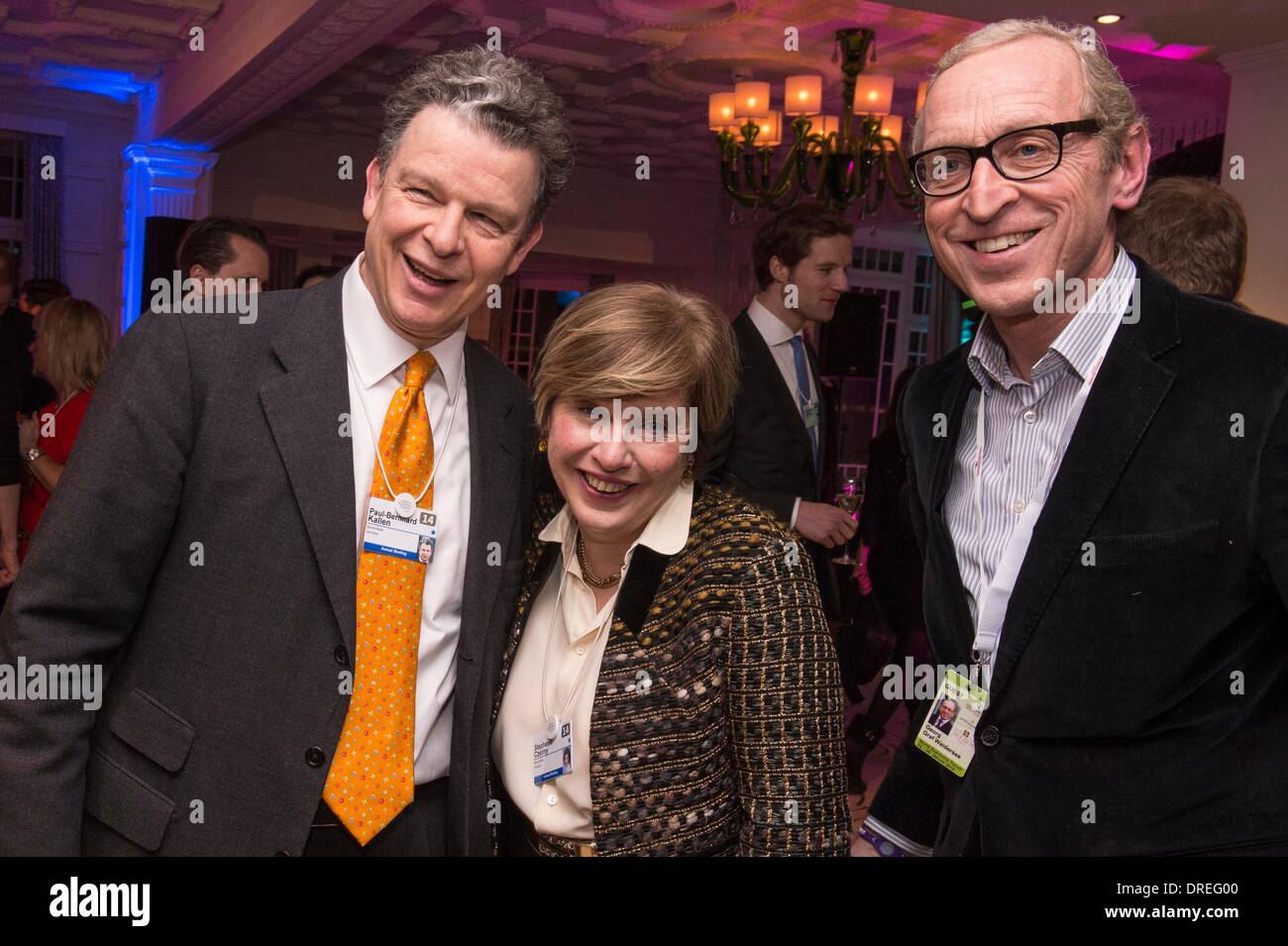 Davos, Schweiz. 22. Januar 2014. (lR) PaulBernhard Kallen, Steffi