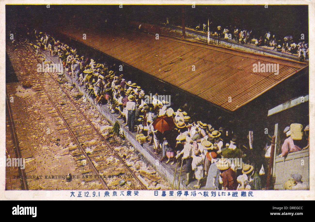 Tokio Erdbeben 1923 (4/9) Stockfoto