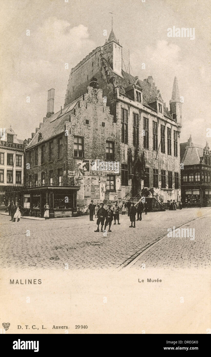 Mechelen, Belgien - das Museum Stockfoto