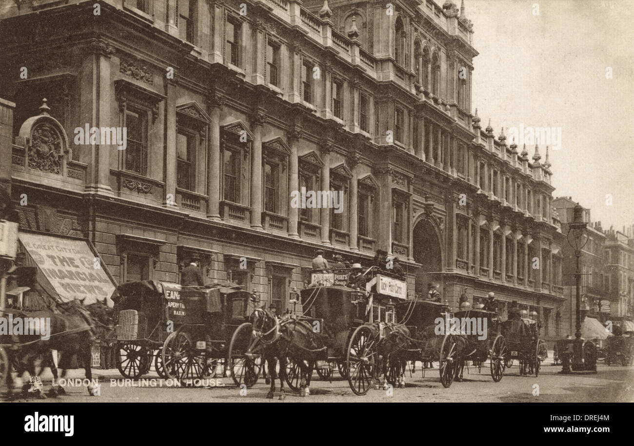 Burlington House in London Stockfoto