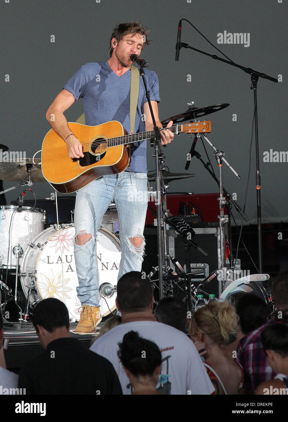 Canaan-Smith, die live während der "In Ihren Händen" tour im Cruzan Amphitheater West Palm Beach, Florida - 29.07.12 Stockfoto