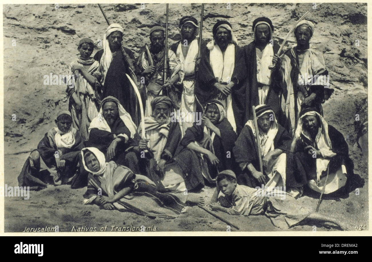 Jerusalem - palästinensische Männer und jungen Stockfoto