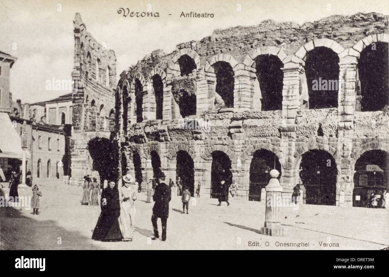 Verona - das römische Amphitheater (1/3) Stockfoto
