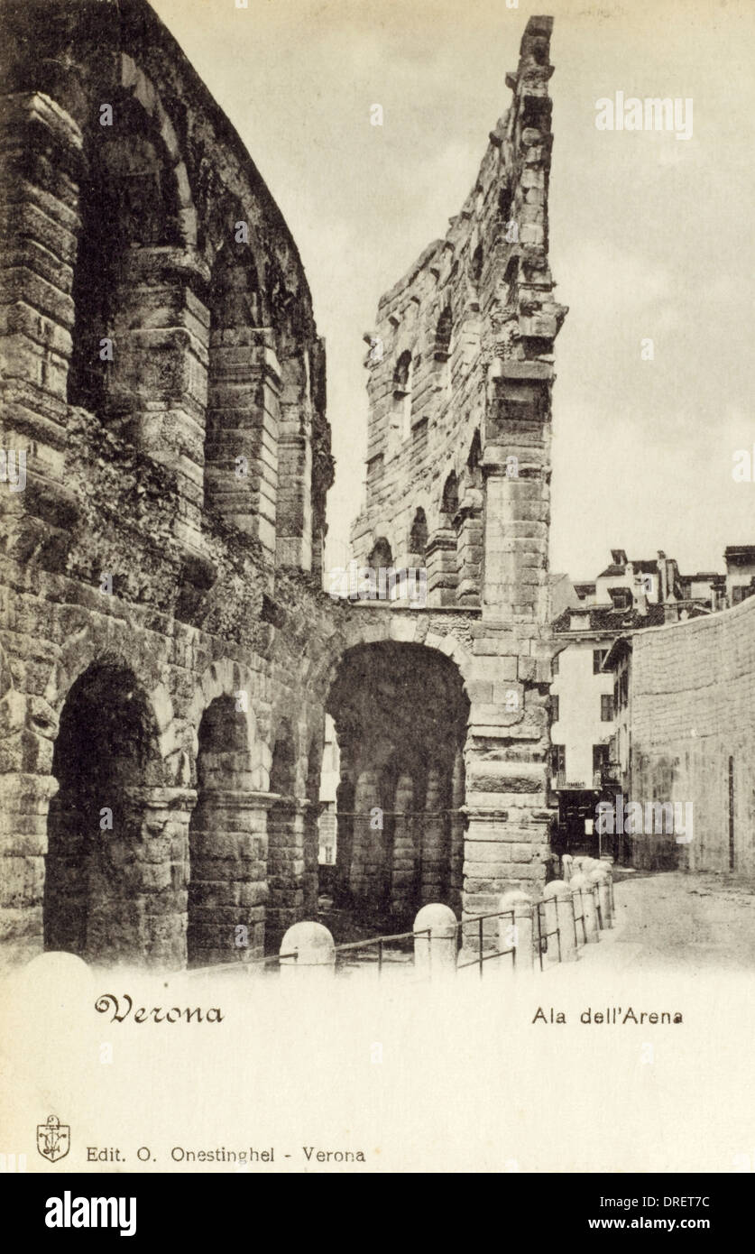Verona - das römische Amphitheater (3/3) Stockfoto
