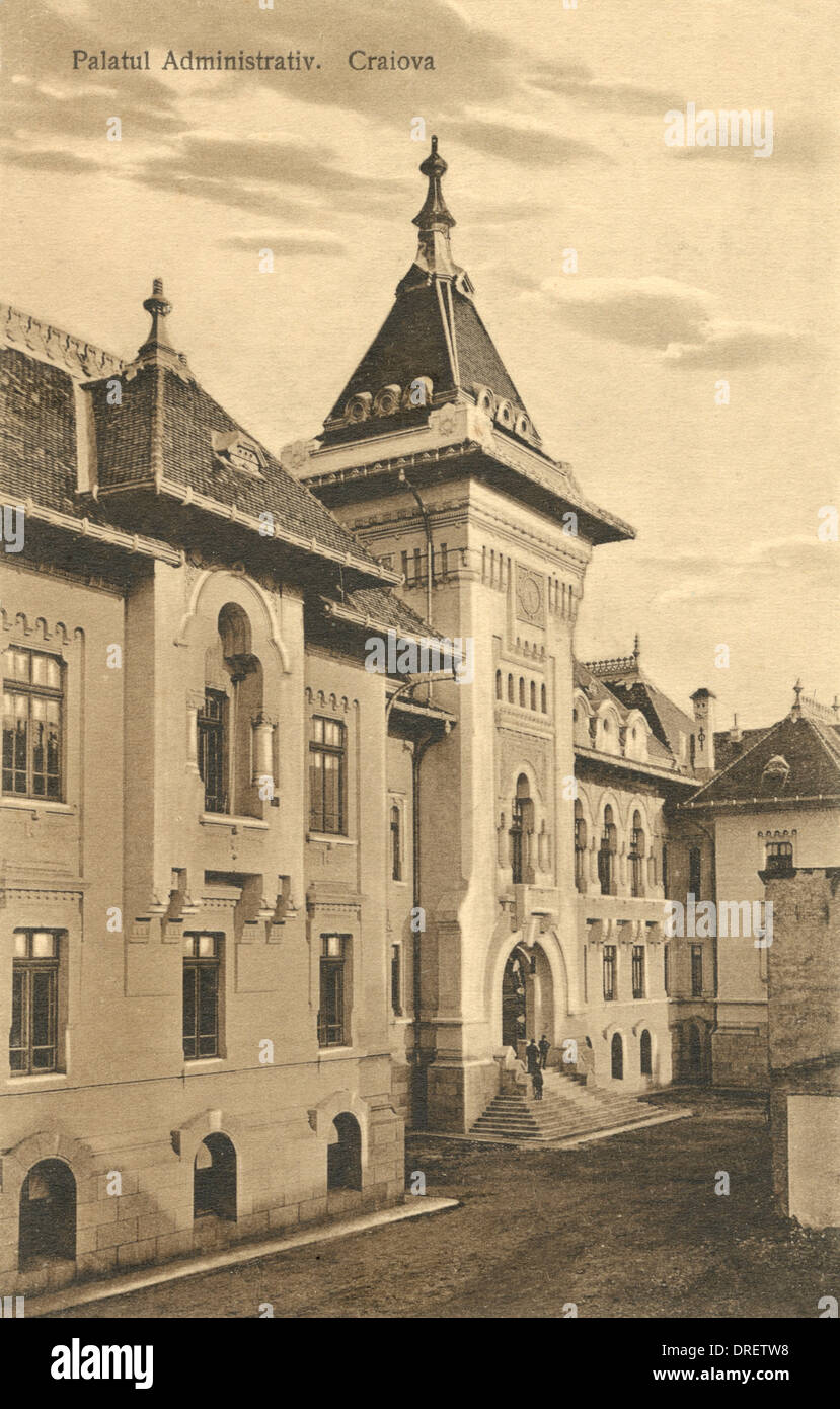 Rumänien - Craiova - administrativen Palast Stockfoto