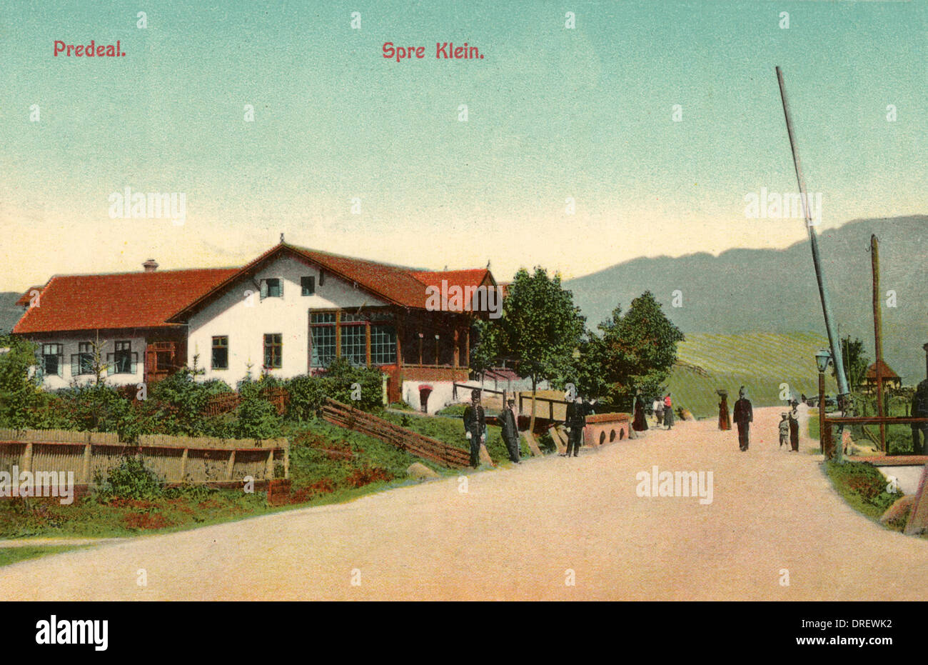 Grenzposten zwischen Muntenia und Siebenbürgen Stockfoto