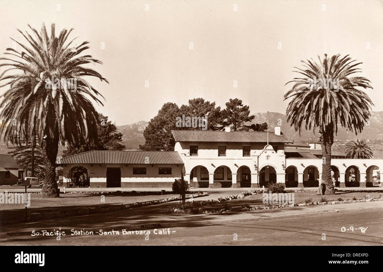 Bahnhof Süd-Pazifik, Santa Barbara, Kalifornien Stockfoto