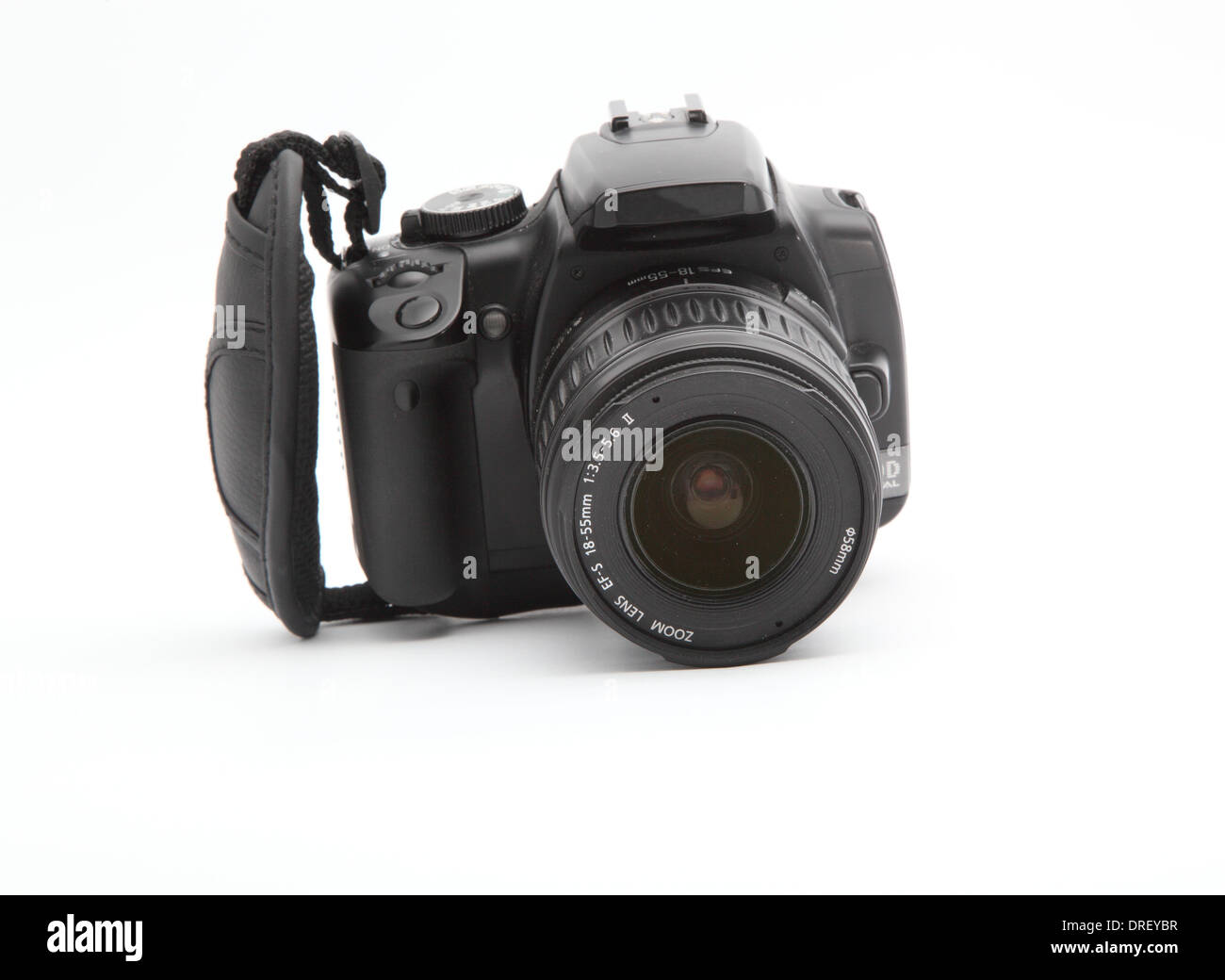 Digitalkamera isoliert auf weißem Hintergrund Stockfoto