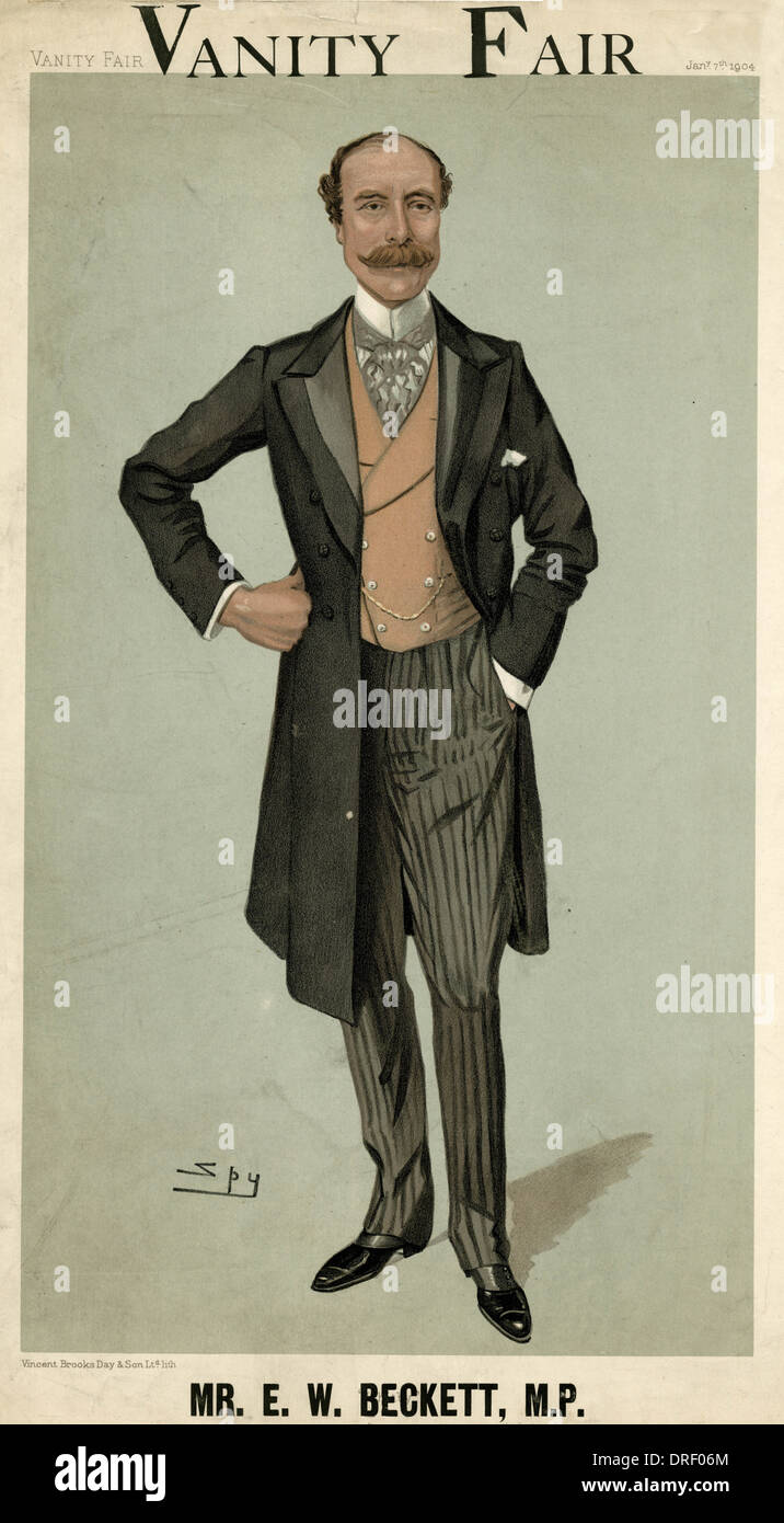 E. W. Beckett MP, Vanity Fair, Spion Stockfoto