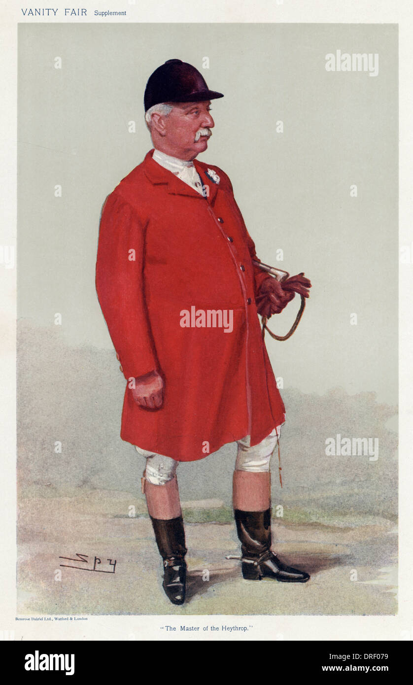 Oberst Albert Brassey, Vanity Fair, Spion Stockfoto