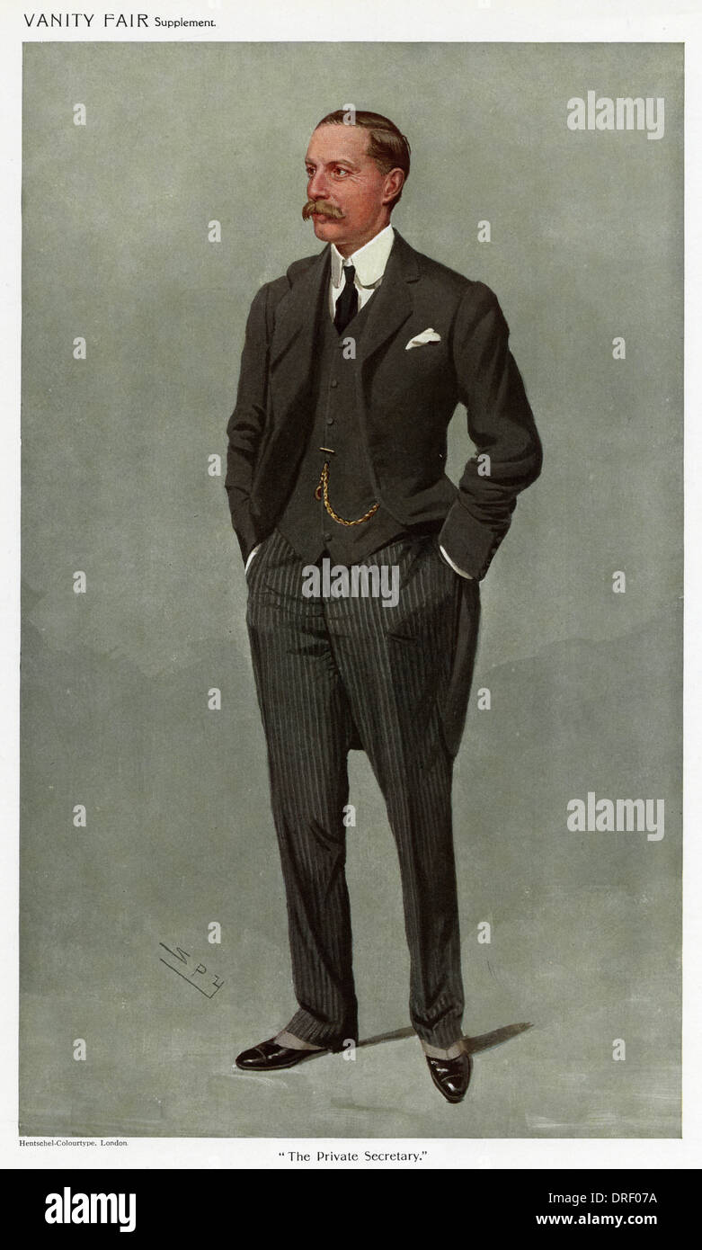 Herr Mönch Bretton, Vanity Fair, Spion Stockfoto