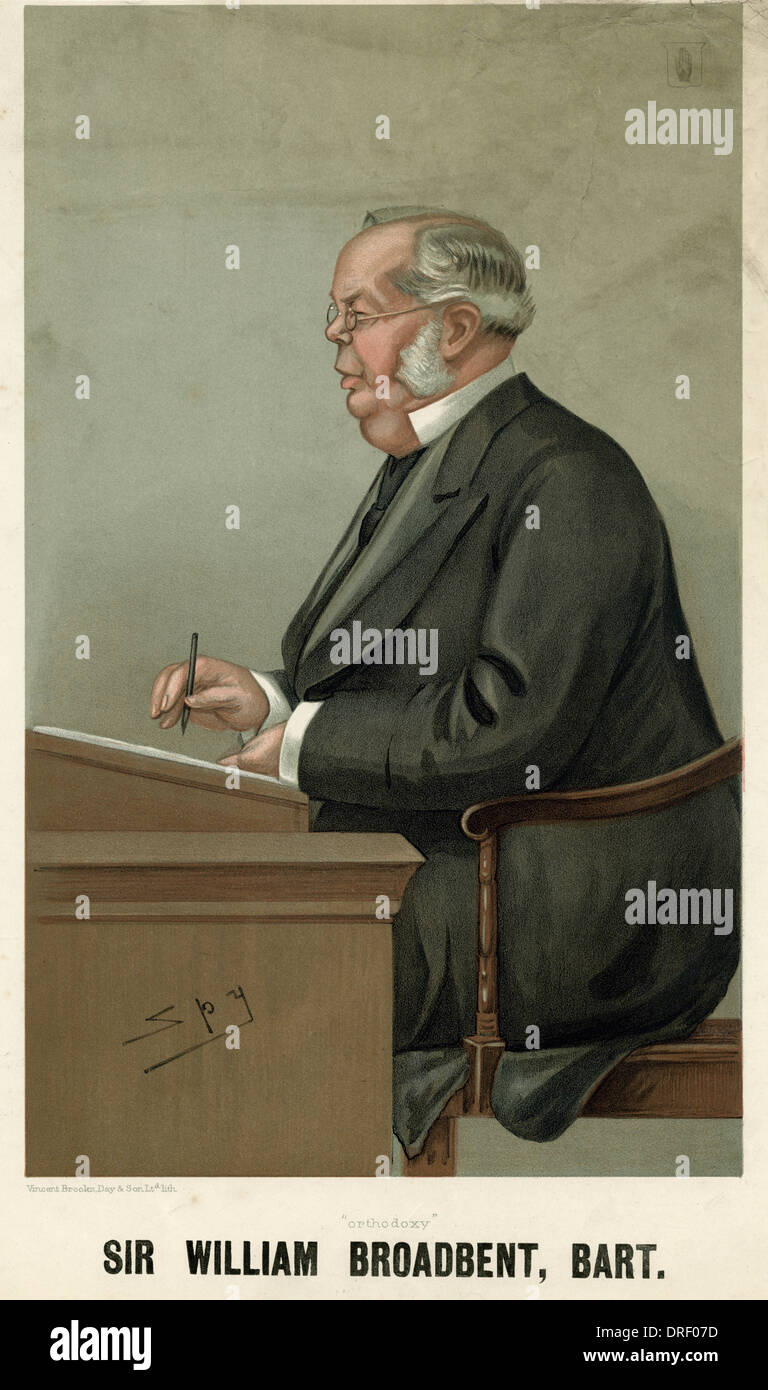 Sir William H. Broadbent, Vanity Fair, Spion Stockfoto
