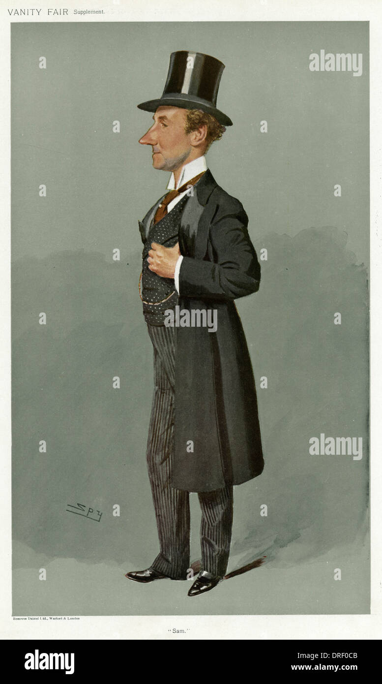Sir Samuel Thomas Evans, Vanity Fair, Spion Stockfoto
