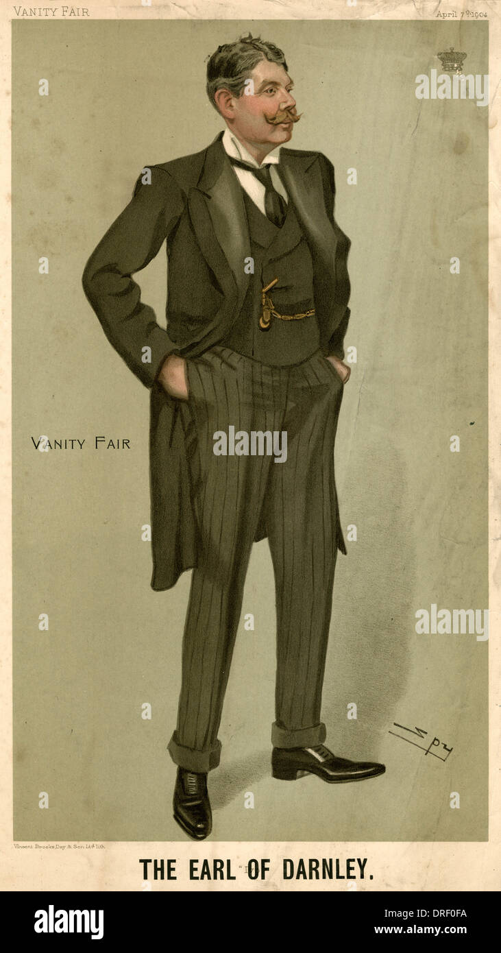 Der Earl of Darnley, Vanity Fair, Spion Stockfoto