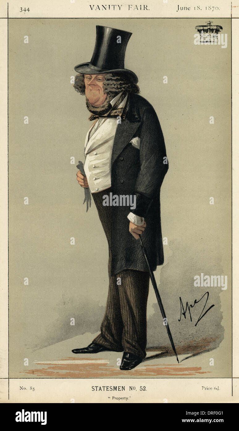 1. Earl of Dudley, Vanity Fair, Ape Stockfoto