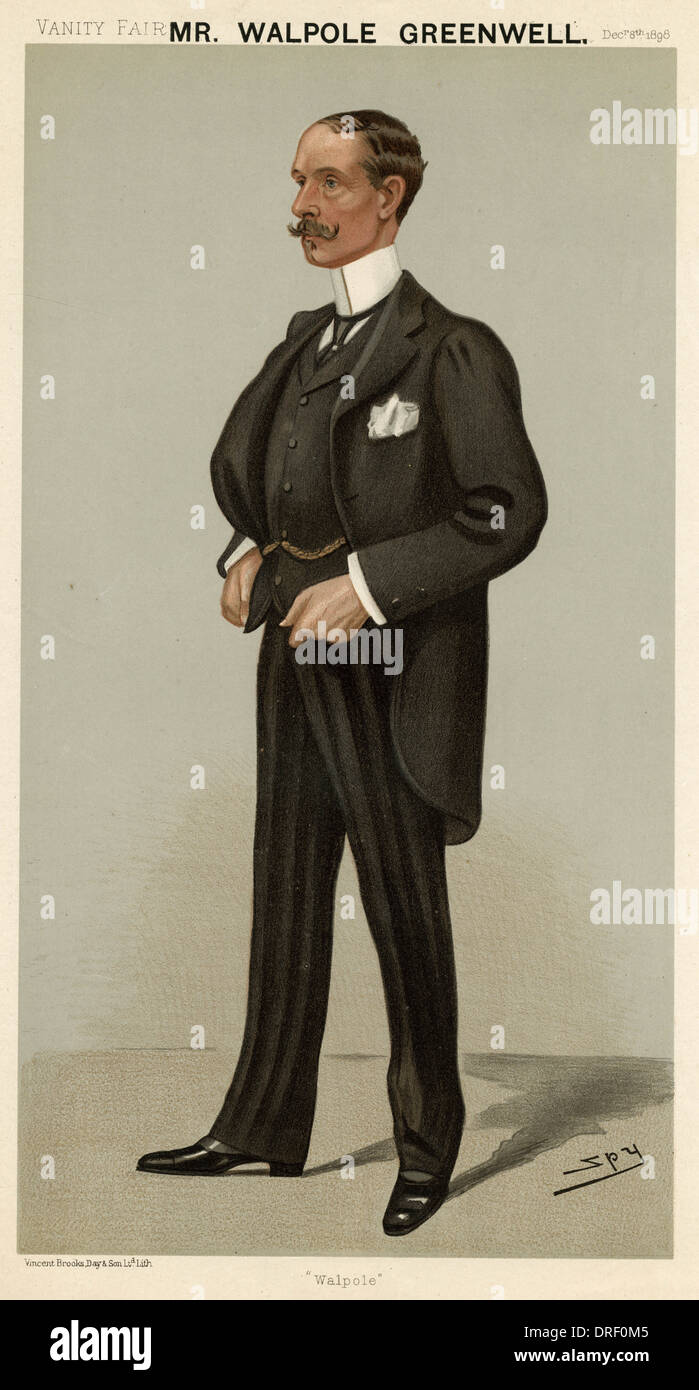 Herr Werner L. Greenwell, Vanity Fair, Spion Stockfoto