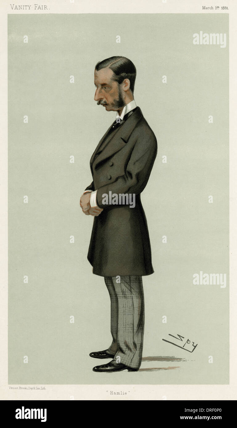 Der Marquess of Hamilton, Vanity Fair, Spion Stockfoto