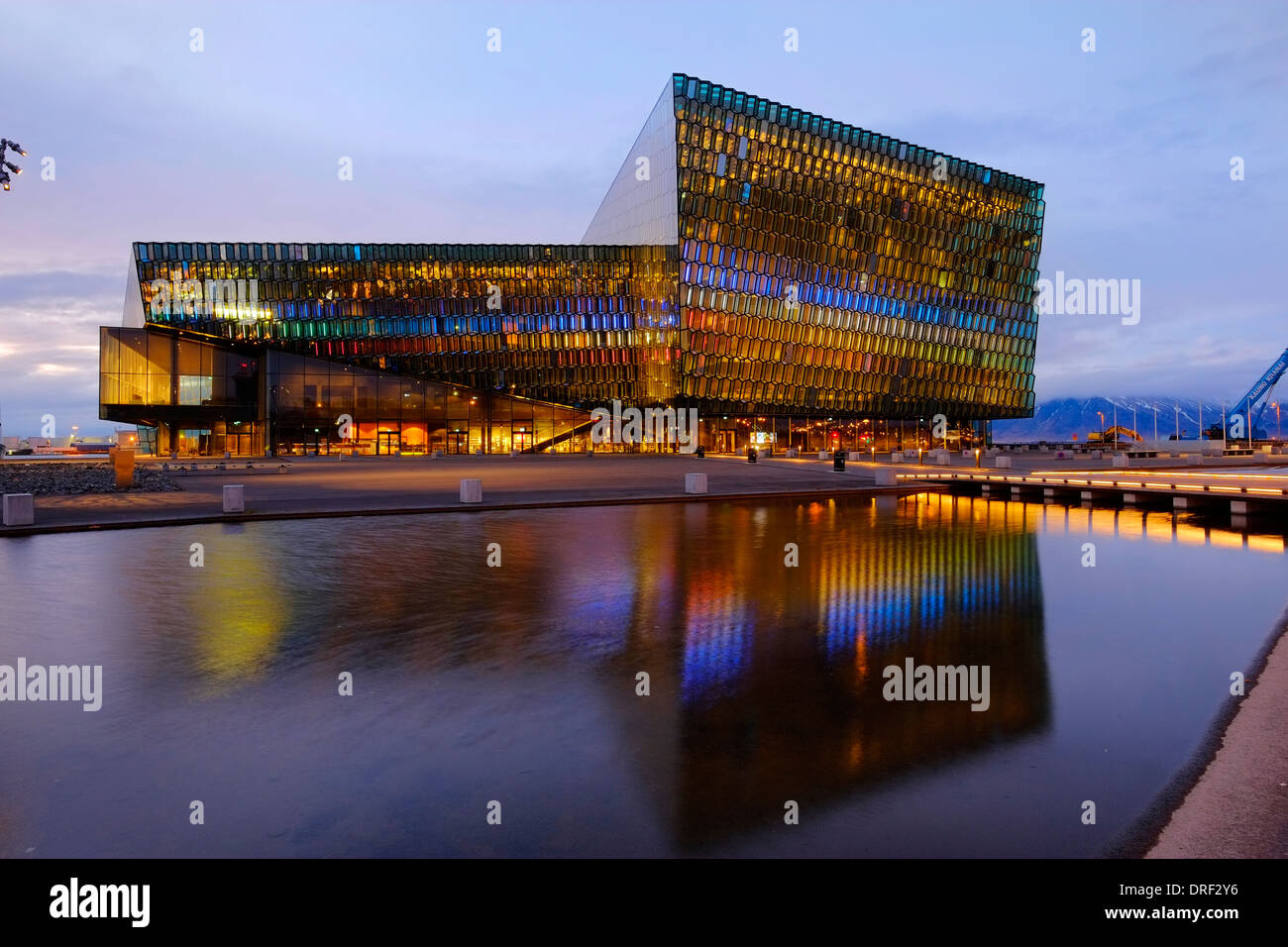 Harpa Konzerthaus und Konferenzzentrum in Reykjavik, Island Stockfoto