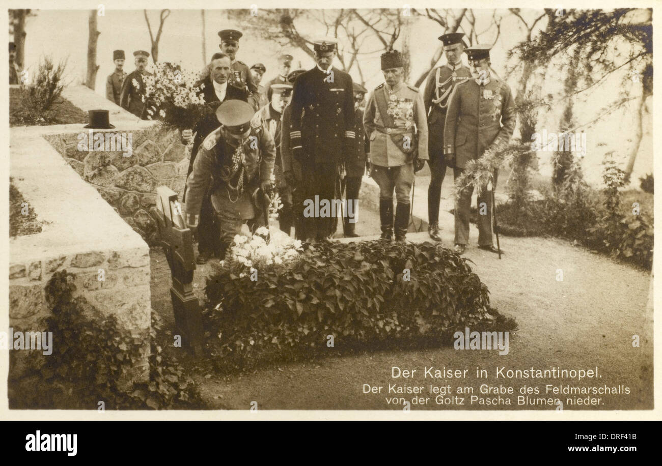 Kaiser Wilhelm II. in Konstantinopel (1/2) Stockfoto