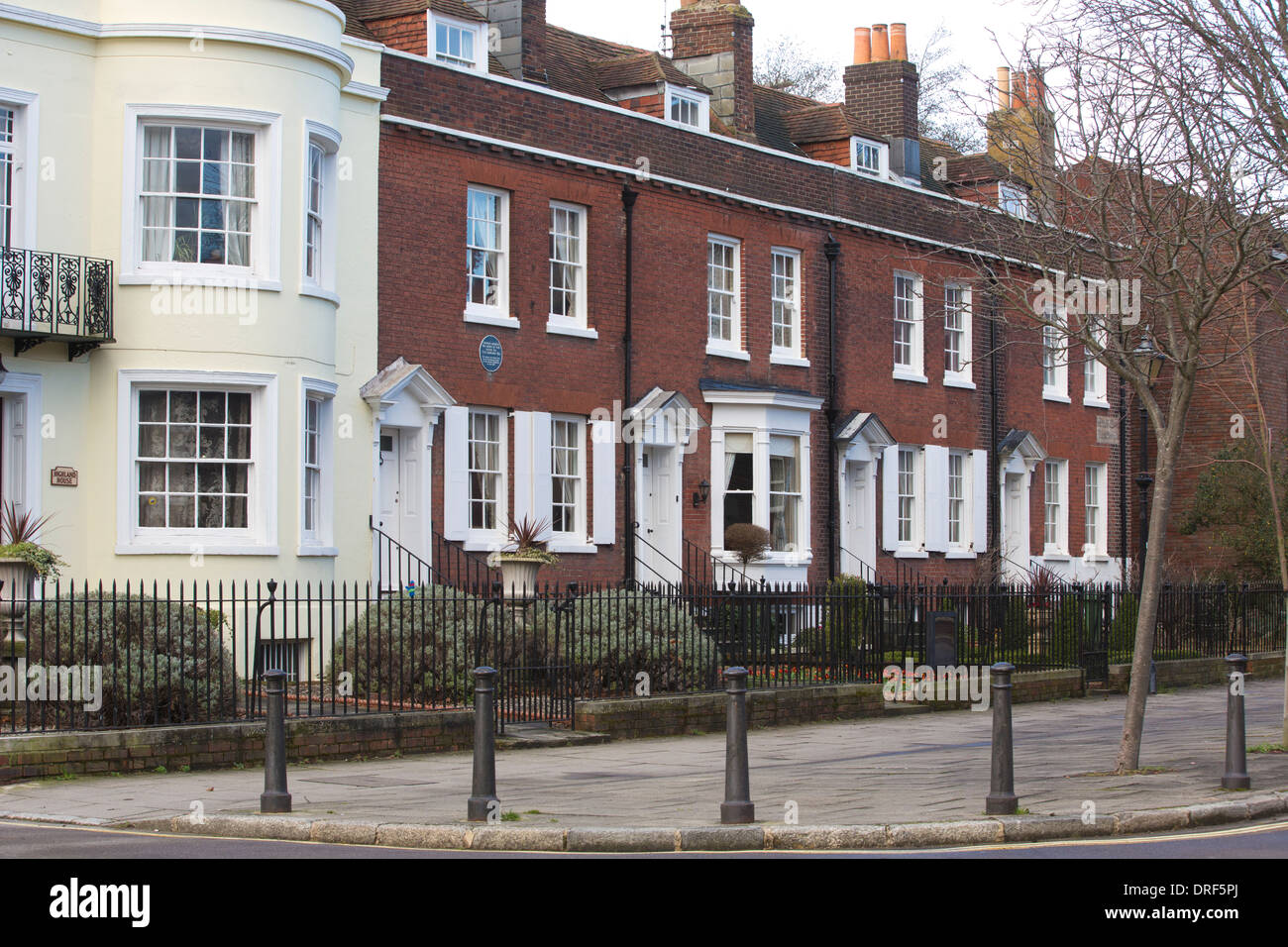 Charles Dickens Birthplace Museum, 393 alte Commercial Road, Portsmouth, Hampshire, England, Vereinigtes Königreich Stockfoto