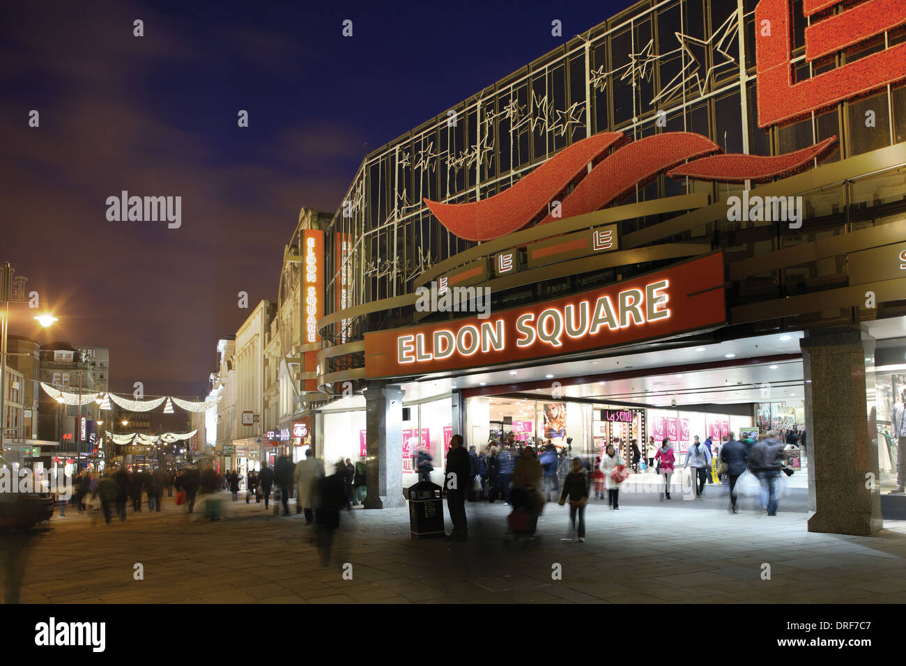 Newcastle Stadtzentrum Stockfoto