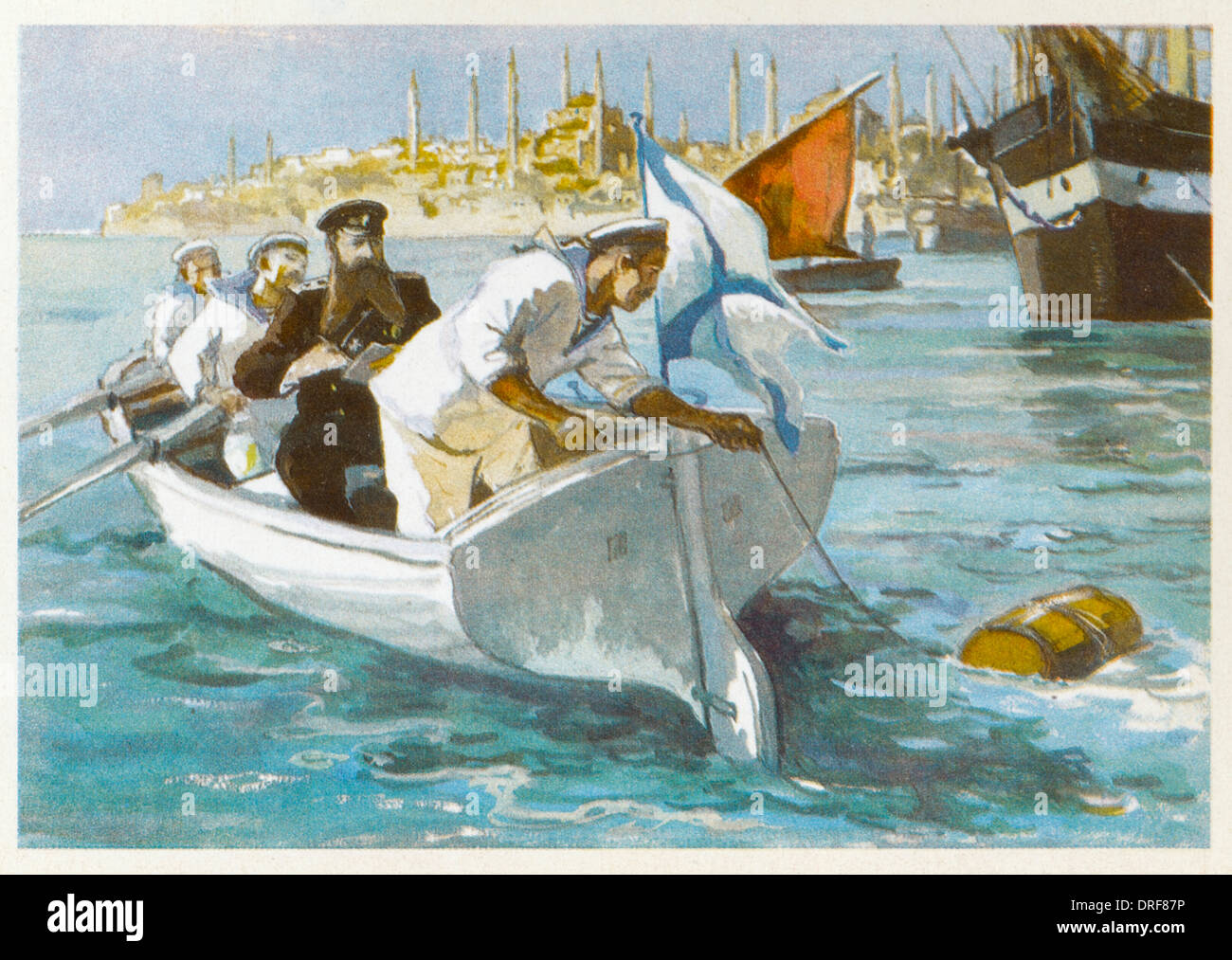 Admiral Makarov in Konstantinopel Stockfoto