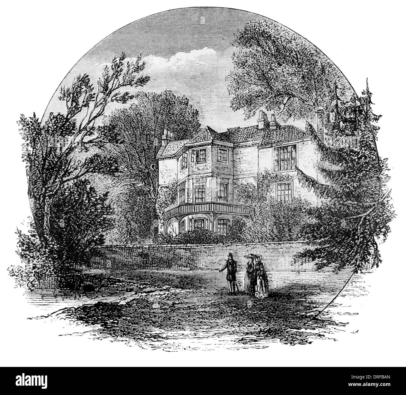 Wenig Strawberry Hill London Borough of Richmond upon Thames im Twickenham 1813 Stockfoto