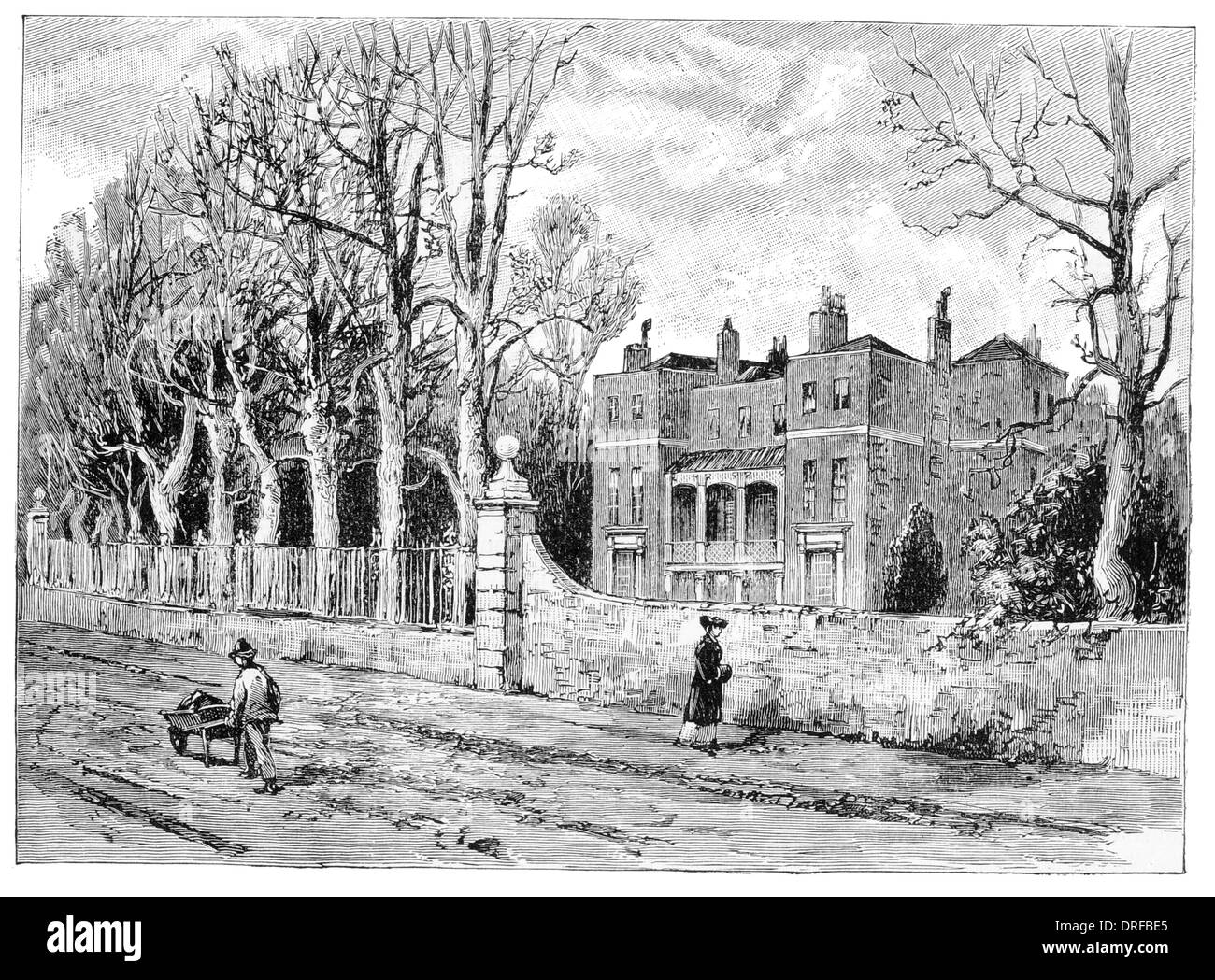 Littleberries House in London um 1880 Stockfoto