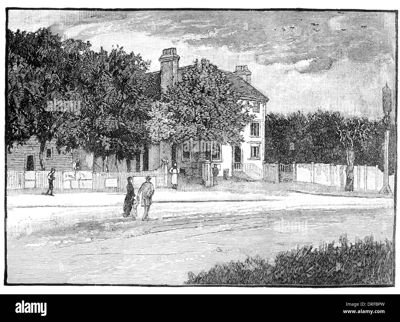 Der Adler. Snaresbrook London Borough of Waltham Forest Redbridge Essex um 1880 Stockfoto