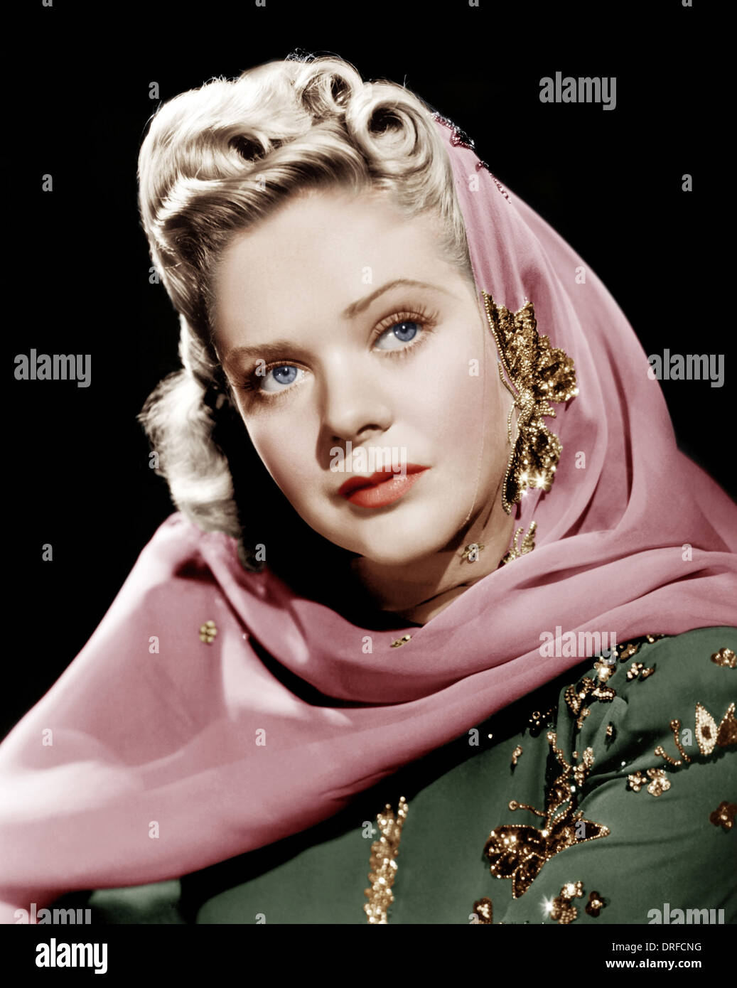 ALICE FAYE (1915-1998) U.S. film Schauspielerin und Sängerin etwa 1943 Stockfoto