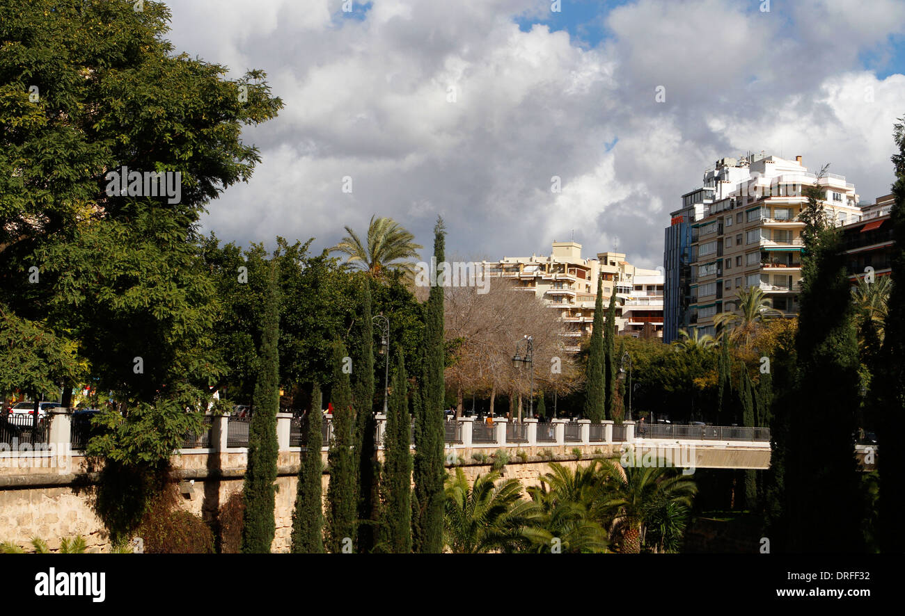 Wohngebäude in Palma De Mallorca, Spanien Stockfoto