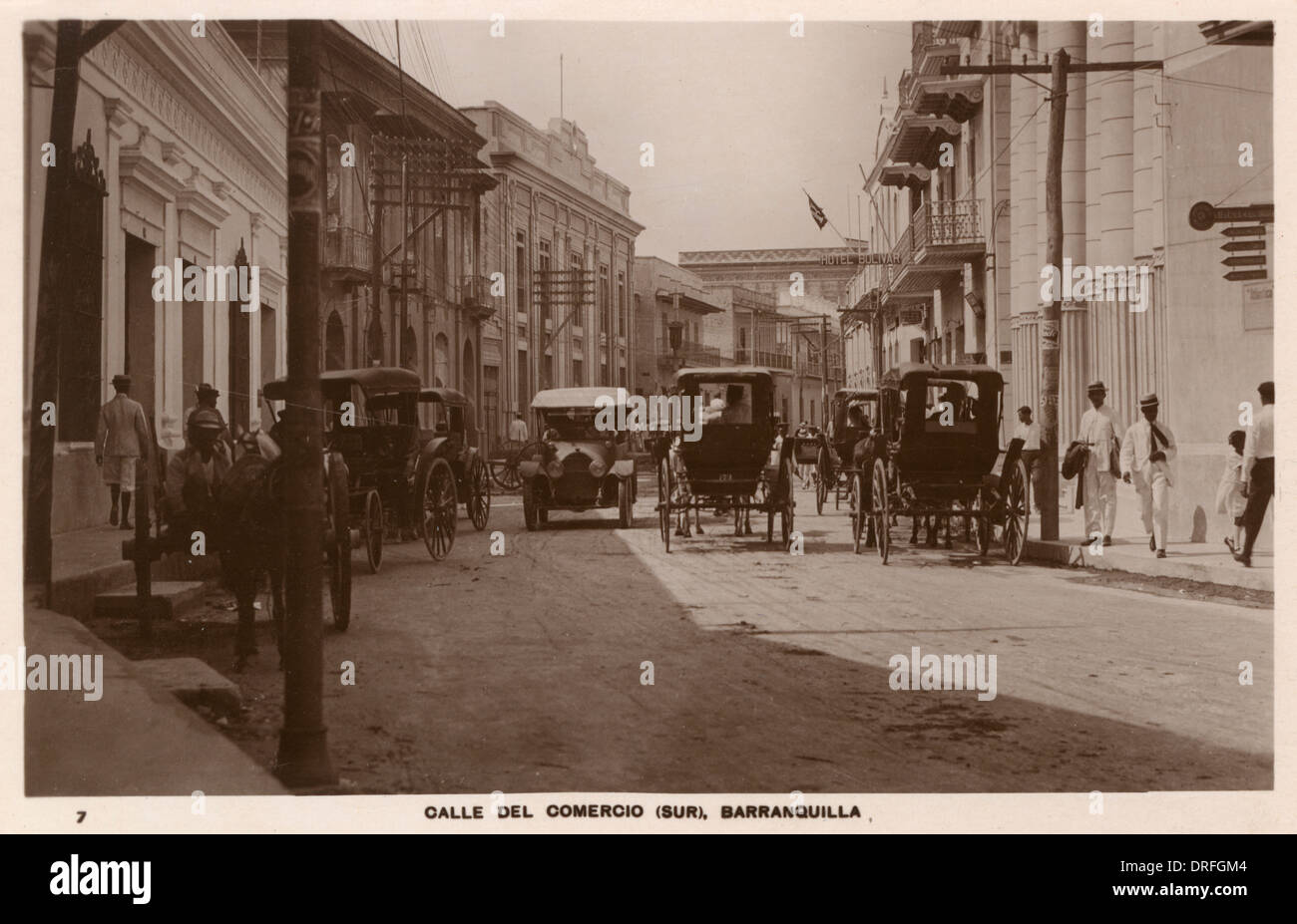 Barranquilla, Kolumbien - Calle del Comercio Stockfoto
