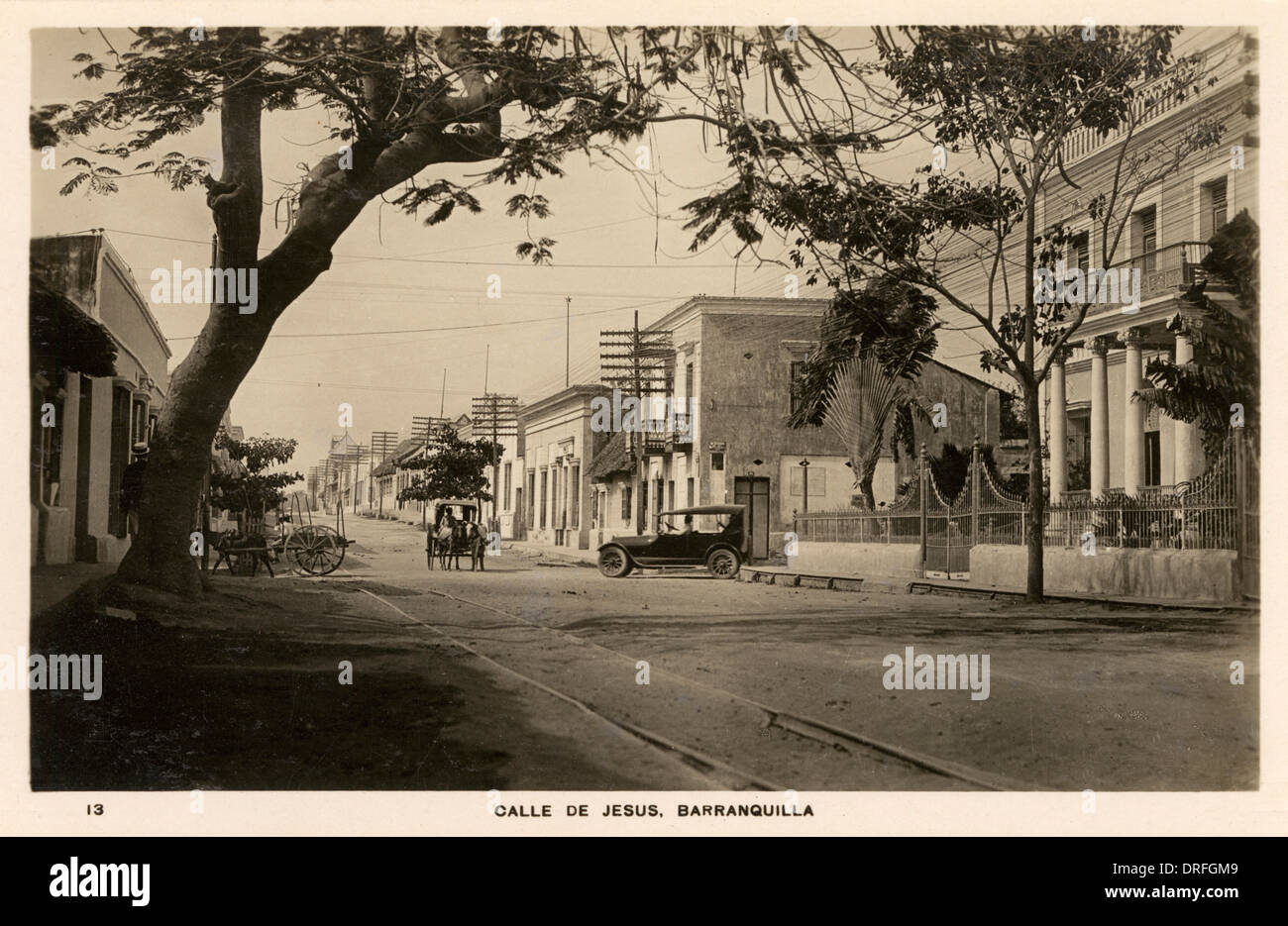 Barranquilla, Kolumbien - Jesus-Straße Stockfoto