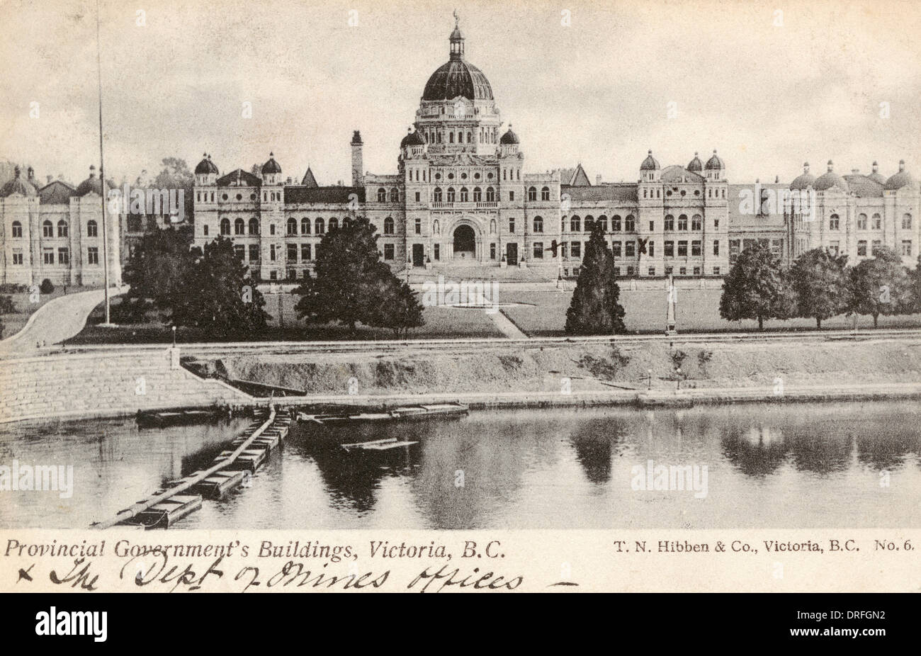 Kanada - Victoria, Regierungsgebäude Stockfoto