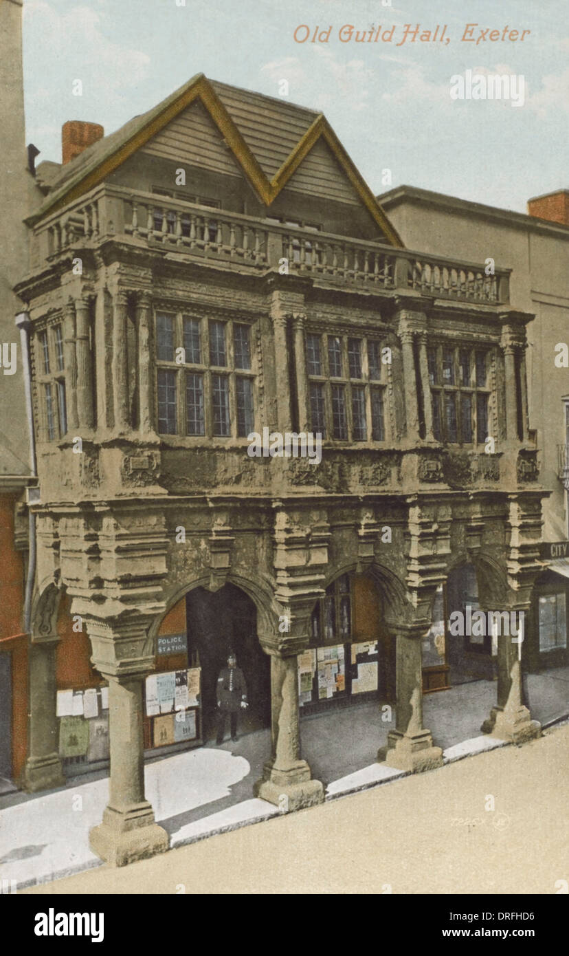 Alten Guild Hall, Exeter Stockfoto