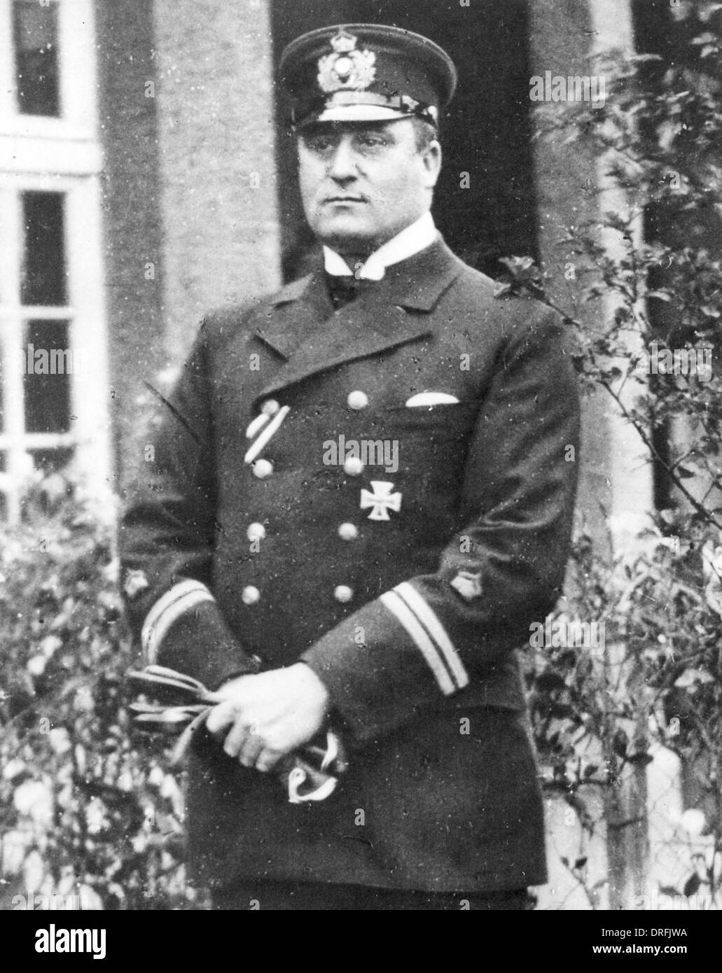 Kapitan Alois Bocker Stockfoto