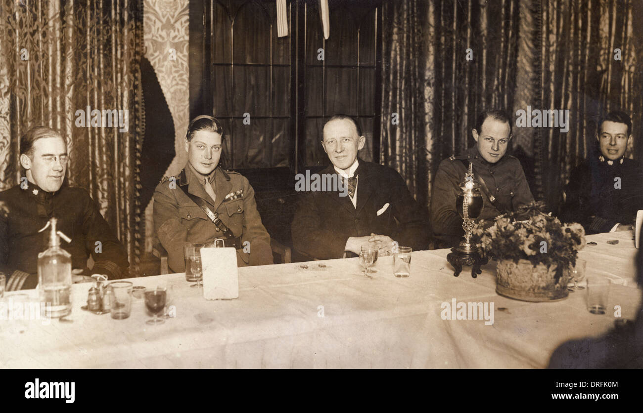 Edward, Prince Of Wales, im amerikanischen Offiziere Club Stockfoto