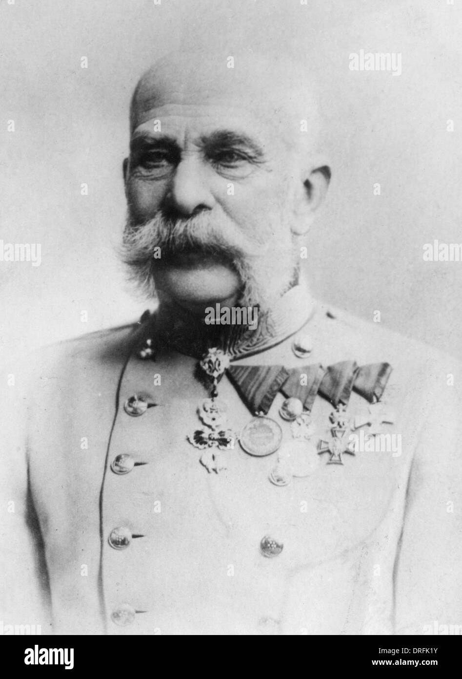 Kaiser Franz Josef i., Kaiser von Österreich Stockfoto