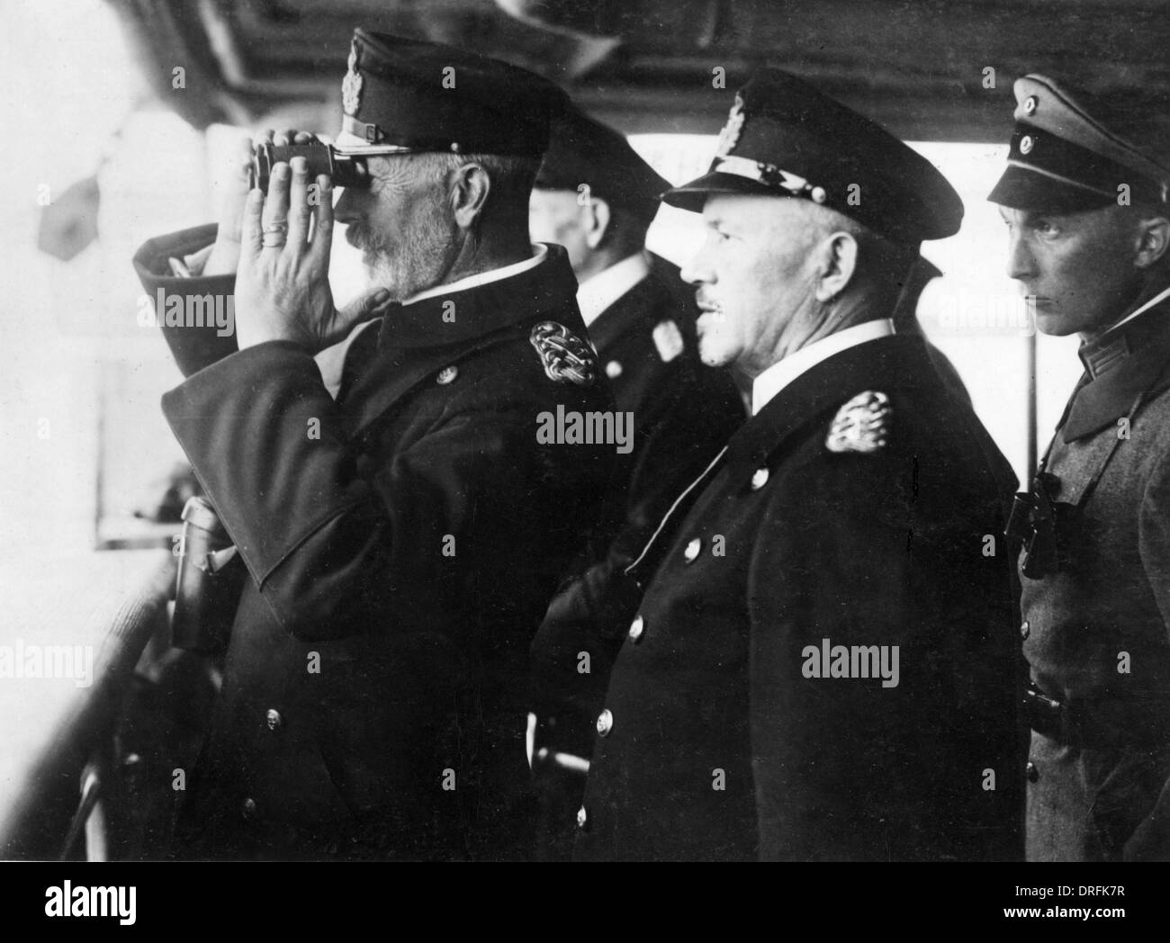 Prinz Heinrich von Preußen, Kronprinz Wilhelm und andere Stockfoto