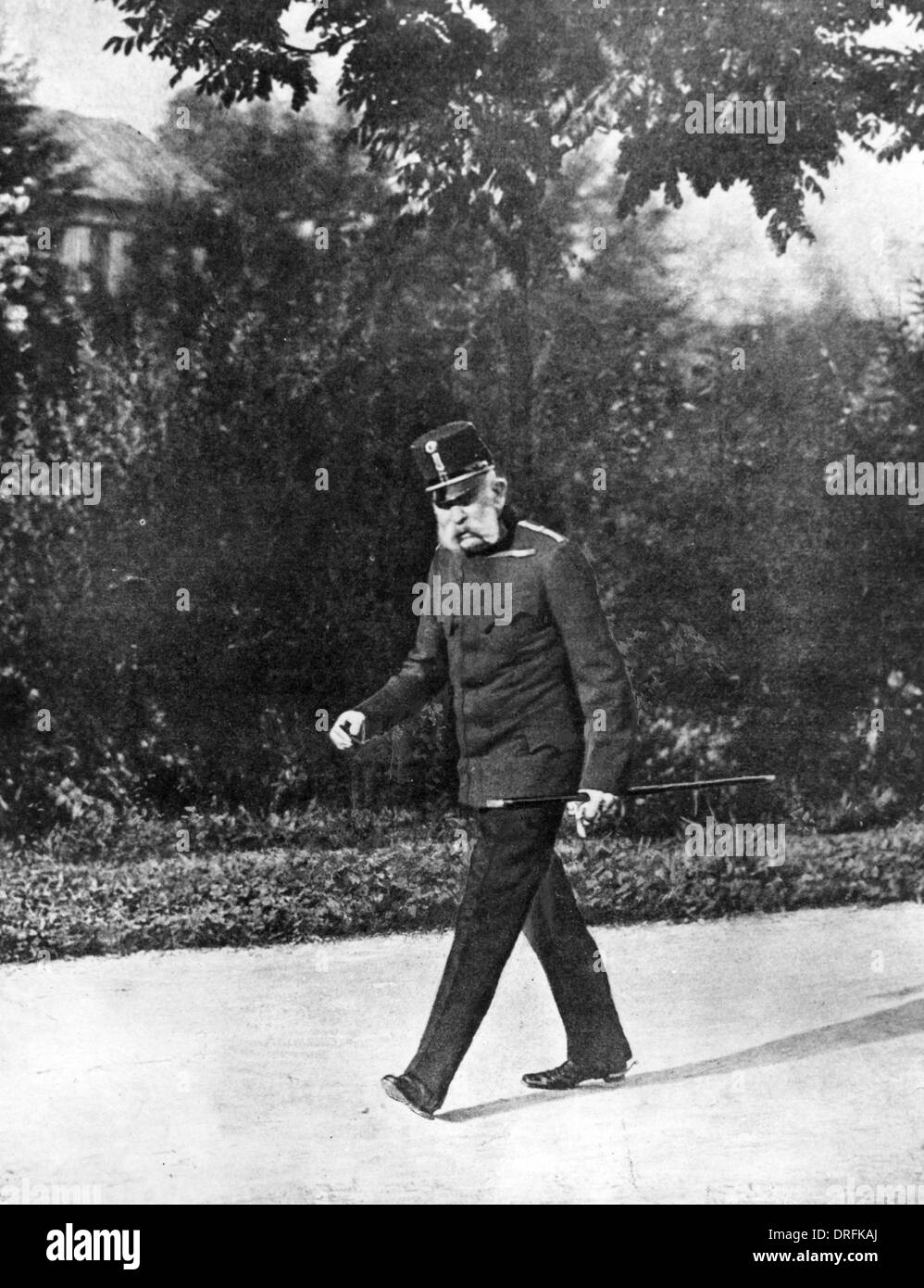 Kaiser Franz Josef von Österreich in Bad Ischl Stockfoto
