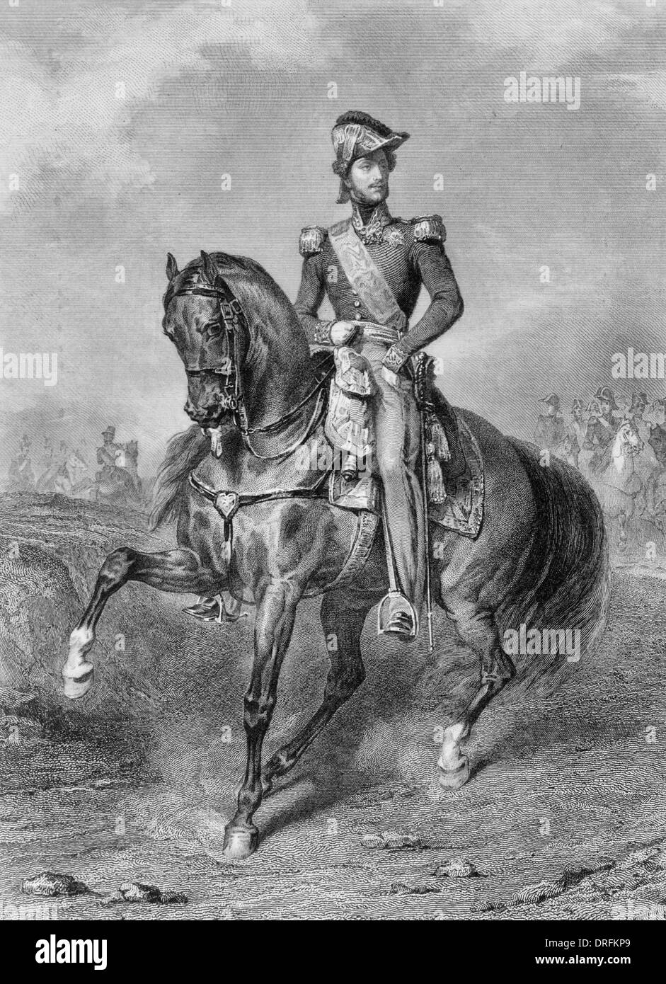 Prinz Ferdinand Philippe von Orleans (3. September 1810 – 13. Juli 1842) war der älteste Sohn von Louis Philippe d'Orléans, Herzog von Orléans und späteren König Louis Philippe ich. Stockfoto